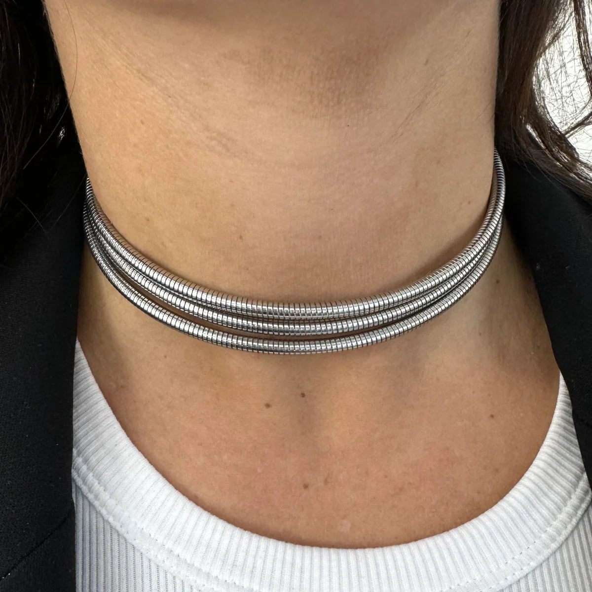 Collana Snake Semi rigida