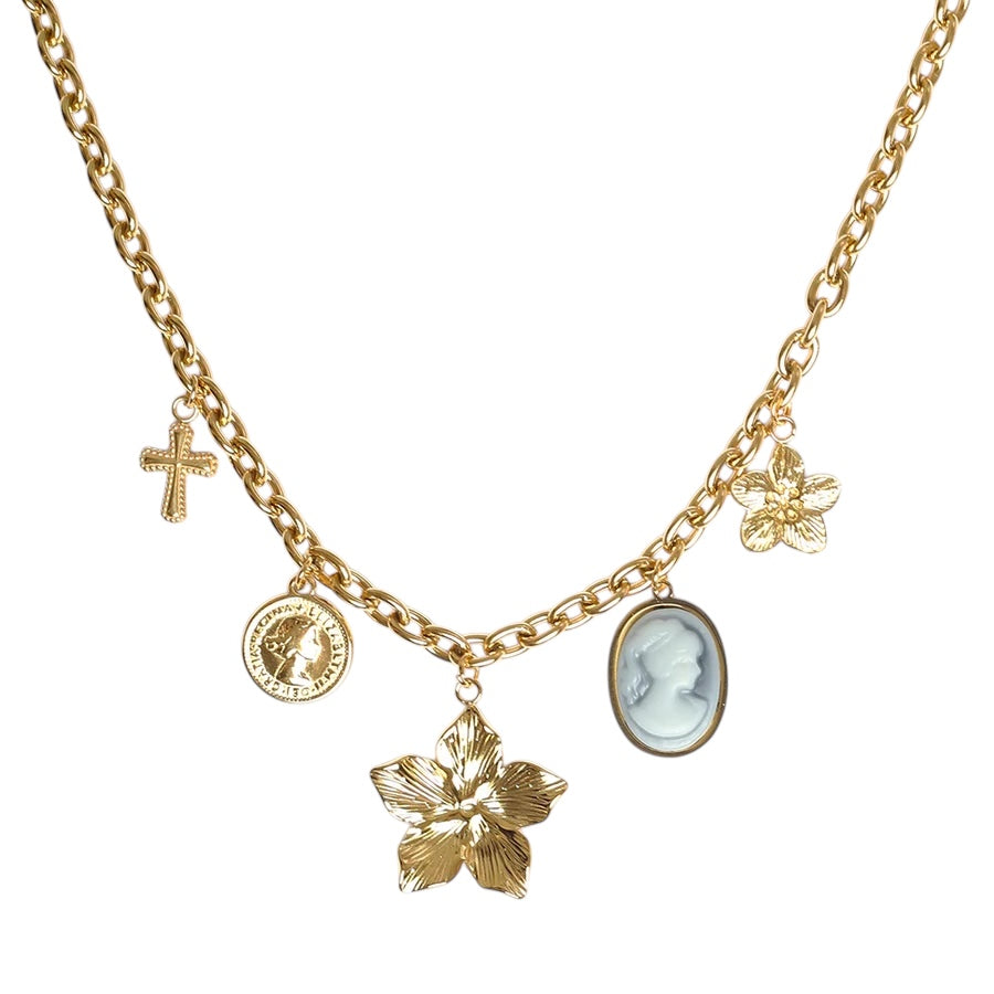 Collana Charm Cammeo