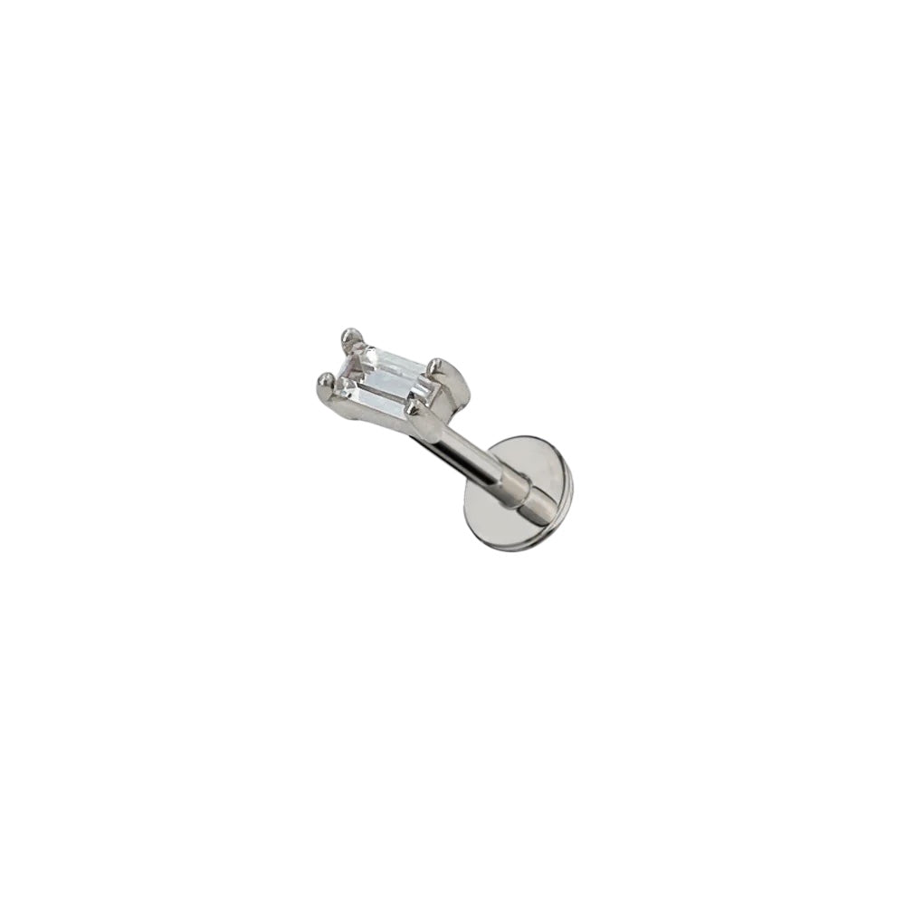 Orecchino Piercing Rettangolo