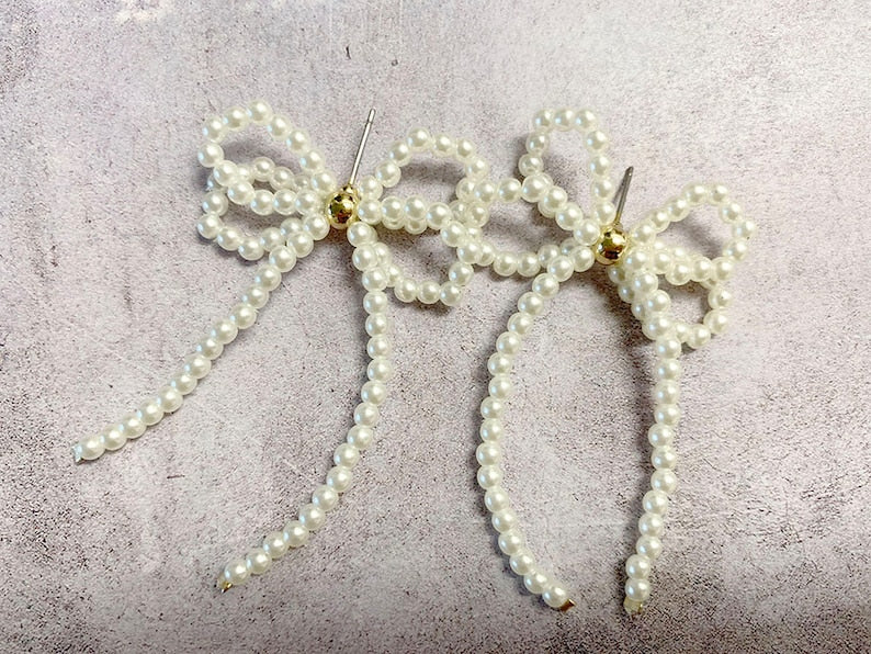 Orecchini Fiocco perle