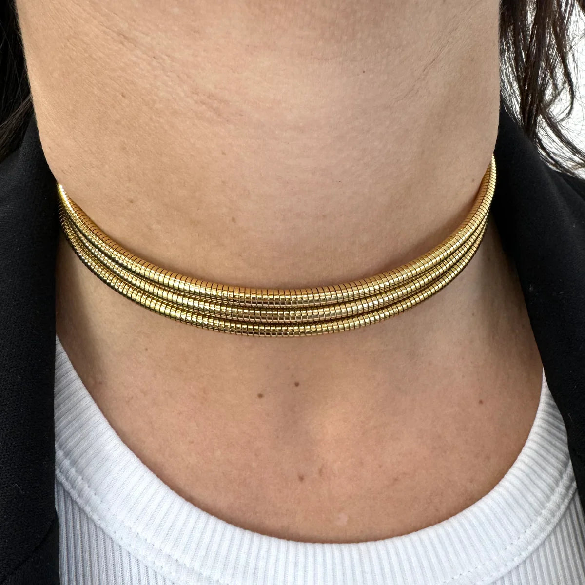 Collana Snake Semi rigida