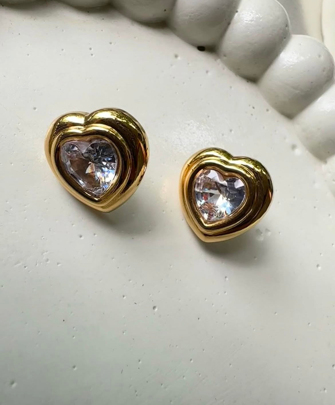 Orecchini Heart Zircone