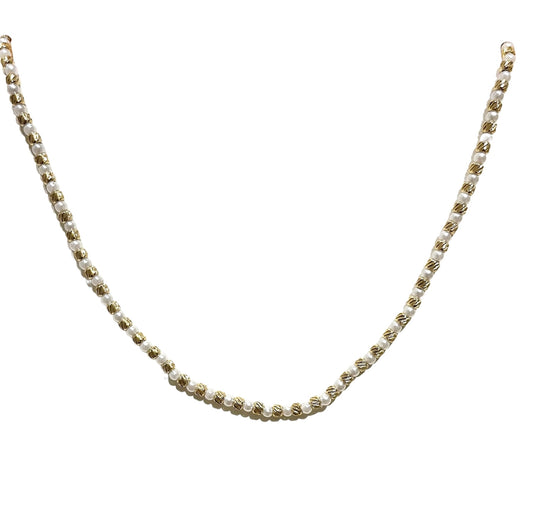 Collana perline e dadini