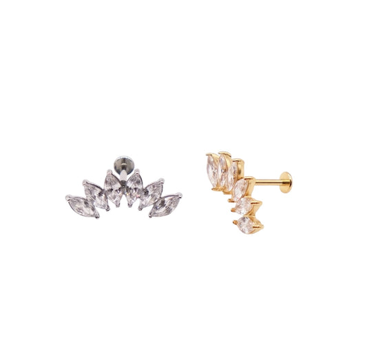 Orecchino Piercing 5 Punte
