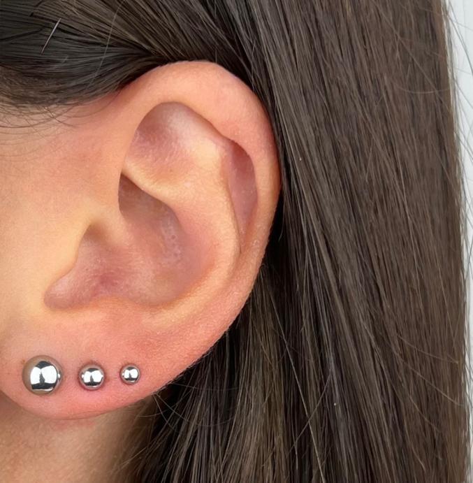 Orecchini Sfera 6mm